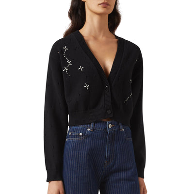 Kenzo Cardigan Ladies Button Down Black