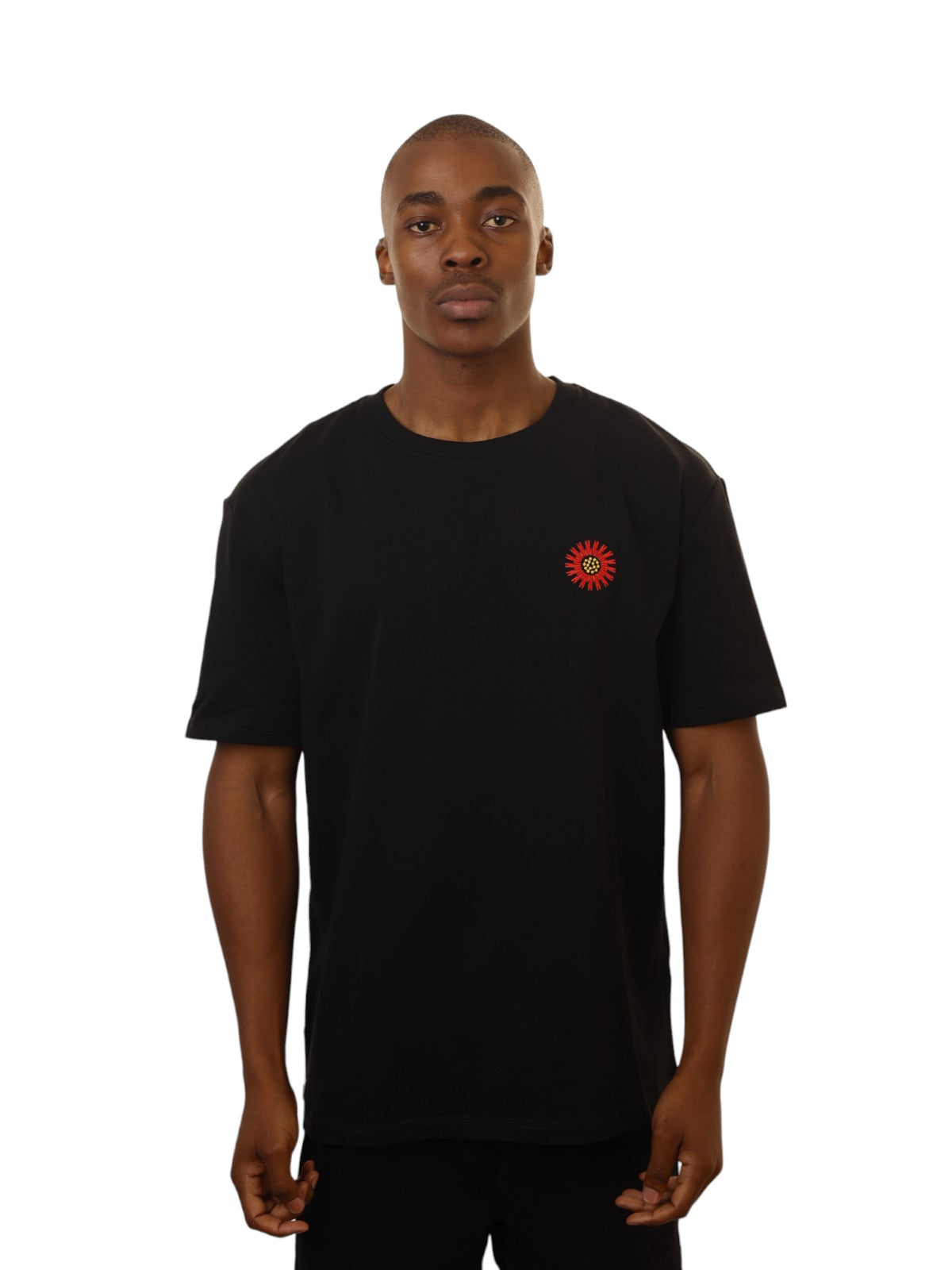 Capone T-Shirt Capone Club Flower Black