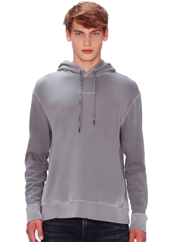 Seven For All Mankind Hoodie Logo Grey