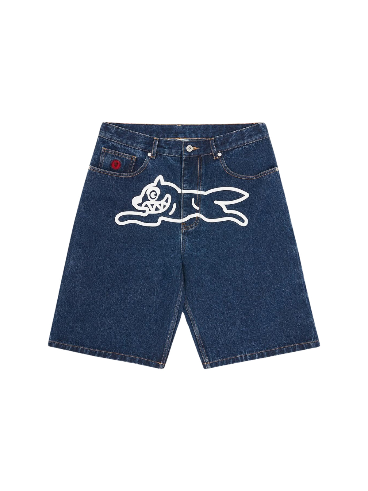 Ice-Cream Shorts Running Dog Denim Indigo