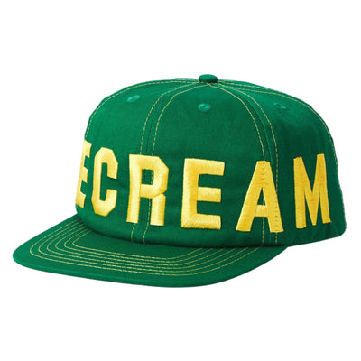 Ice-Cream Cap Flat Brim Logo Green