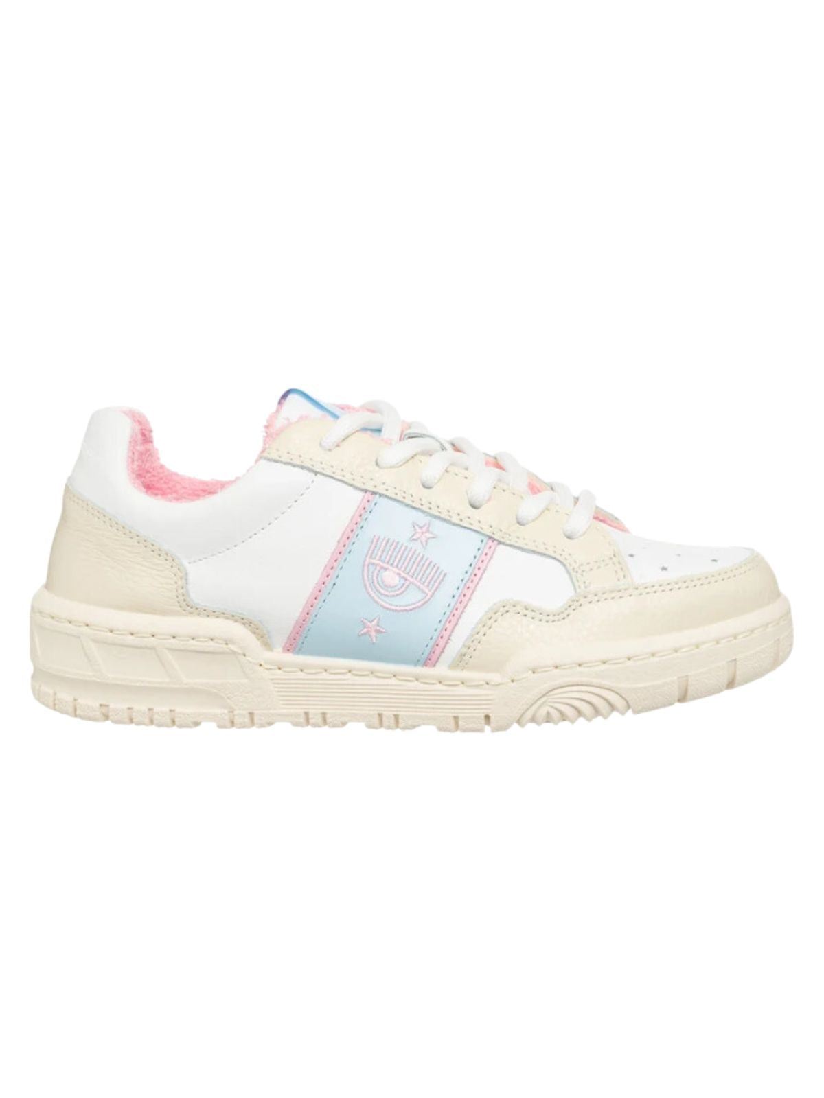 Chiara Ferragni Sneaker White Fog Baby Blue Heath