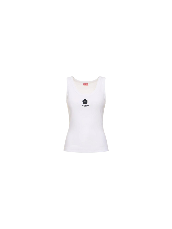 Kenzo Tank Top Flower White