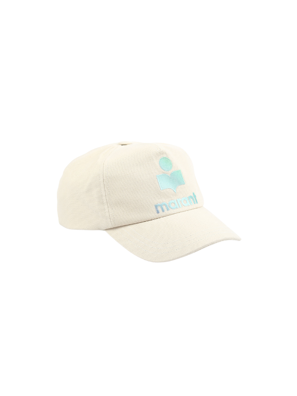 Isabel Marant Cap Haley Ecru-Light Blue