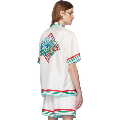 Casablanca Shirt Casa Way World Series White-Lue-Red