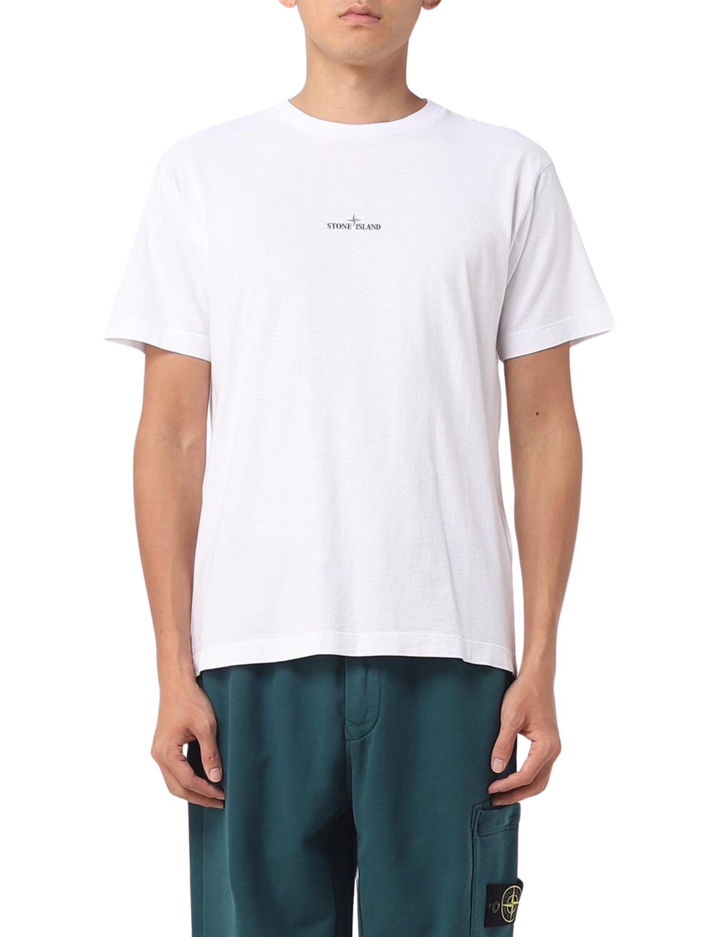 Stone Island T-Shirt Logo White
