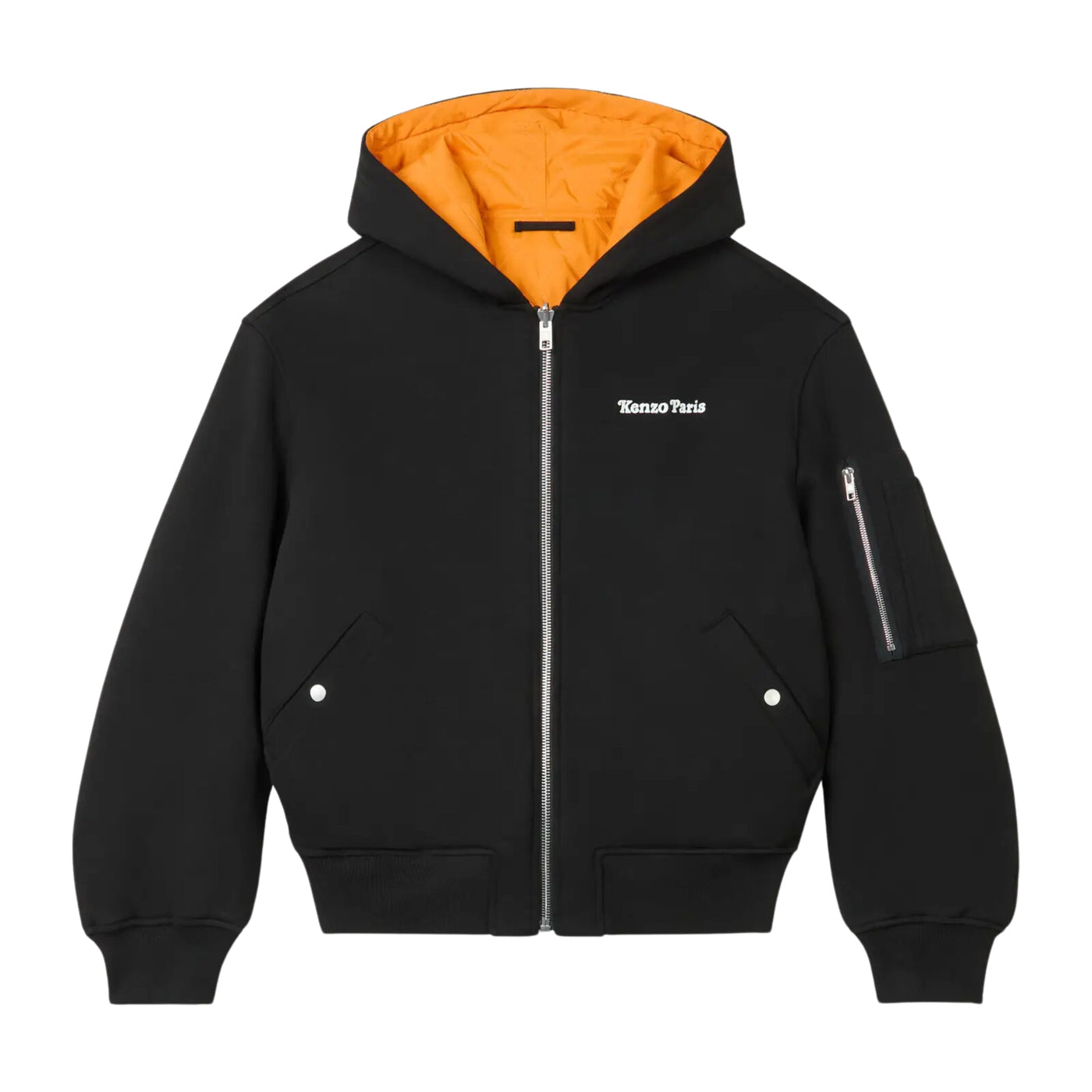 Kenzo Jacket Bomber Logo Black