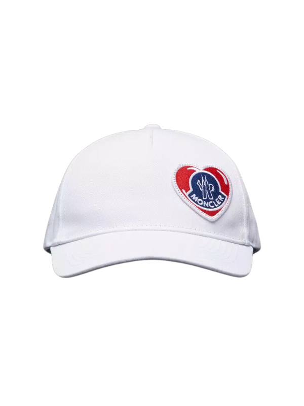 Moncler Cap Baseball Logo White