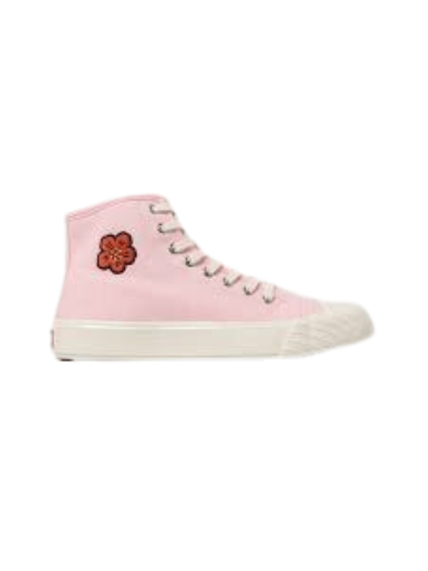 Kenzo Sneaker Boot Flower Logo Pink