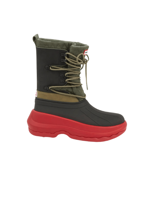 Kenzo Sneaker Boot X Hunter Lace Up Logo Brown