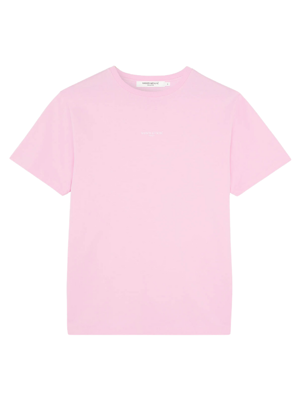 Maison Kitsune Crew Embroidered Dusty Rose