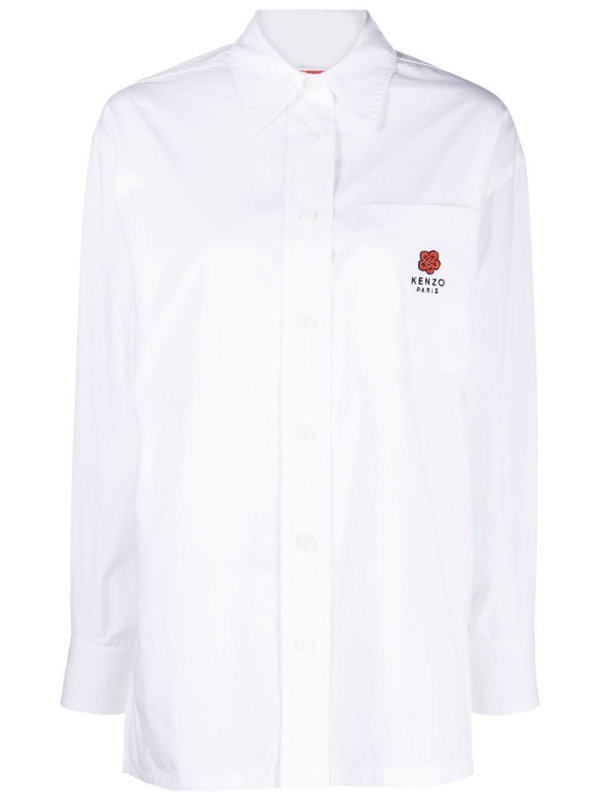 Kenzo Shirt Ladies Logo White