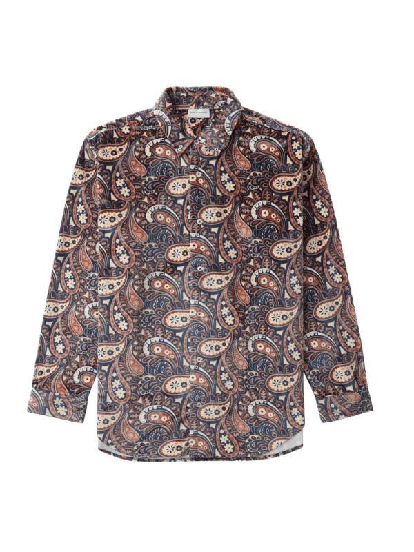 Drole De Monsieur Shirt Paisley Print Multi Colour