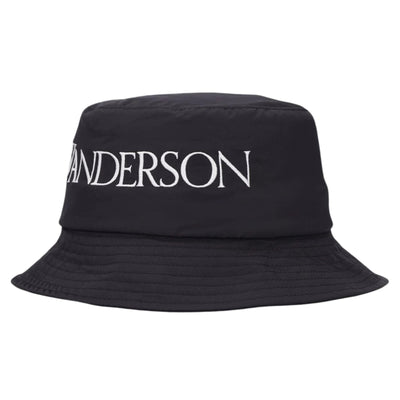 Jw Anderson Bucket Hat Logo Black