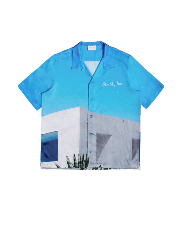 Blue Sky Inn Shirt Logo Blue-Grey