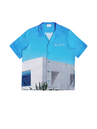 Blue Sky Inn Shirt Logo Blue-Grey