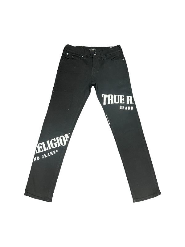 True Religion Jean Rocco Toss Logo Body Rinse Black