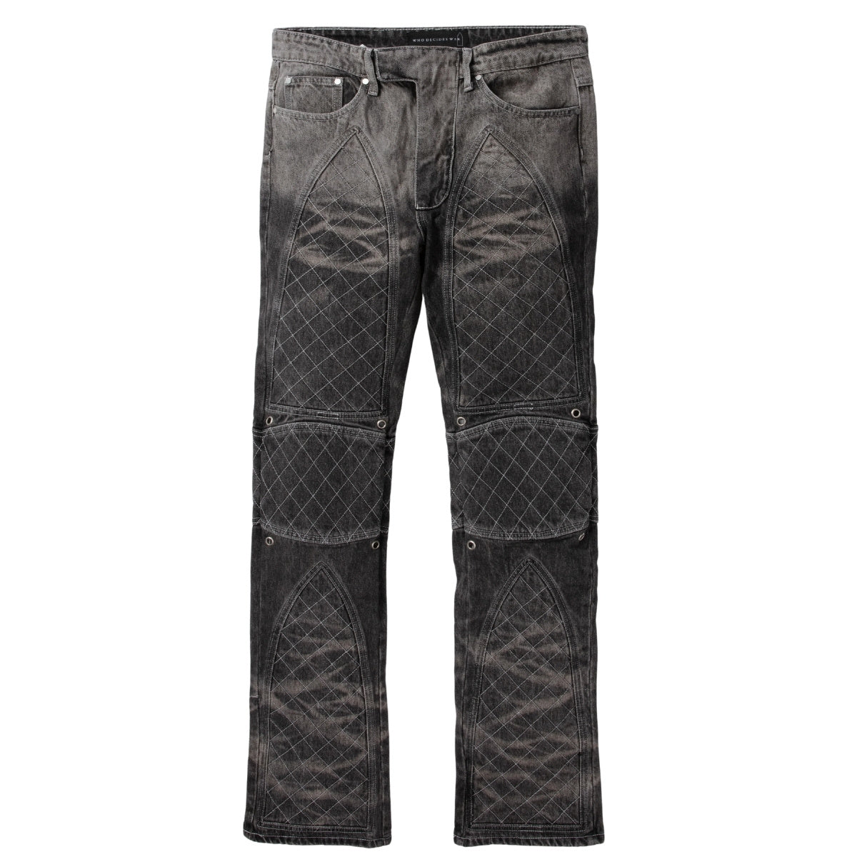 Who Decides War Jeans Wdw Moto Vintage Grey