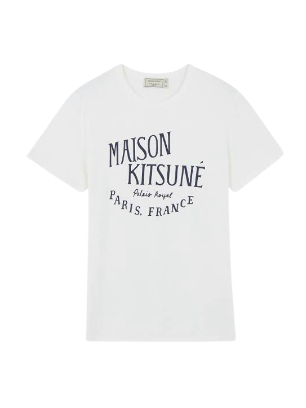 Maison Kitsune T-Shirt Palais Royal Classic White