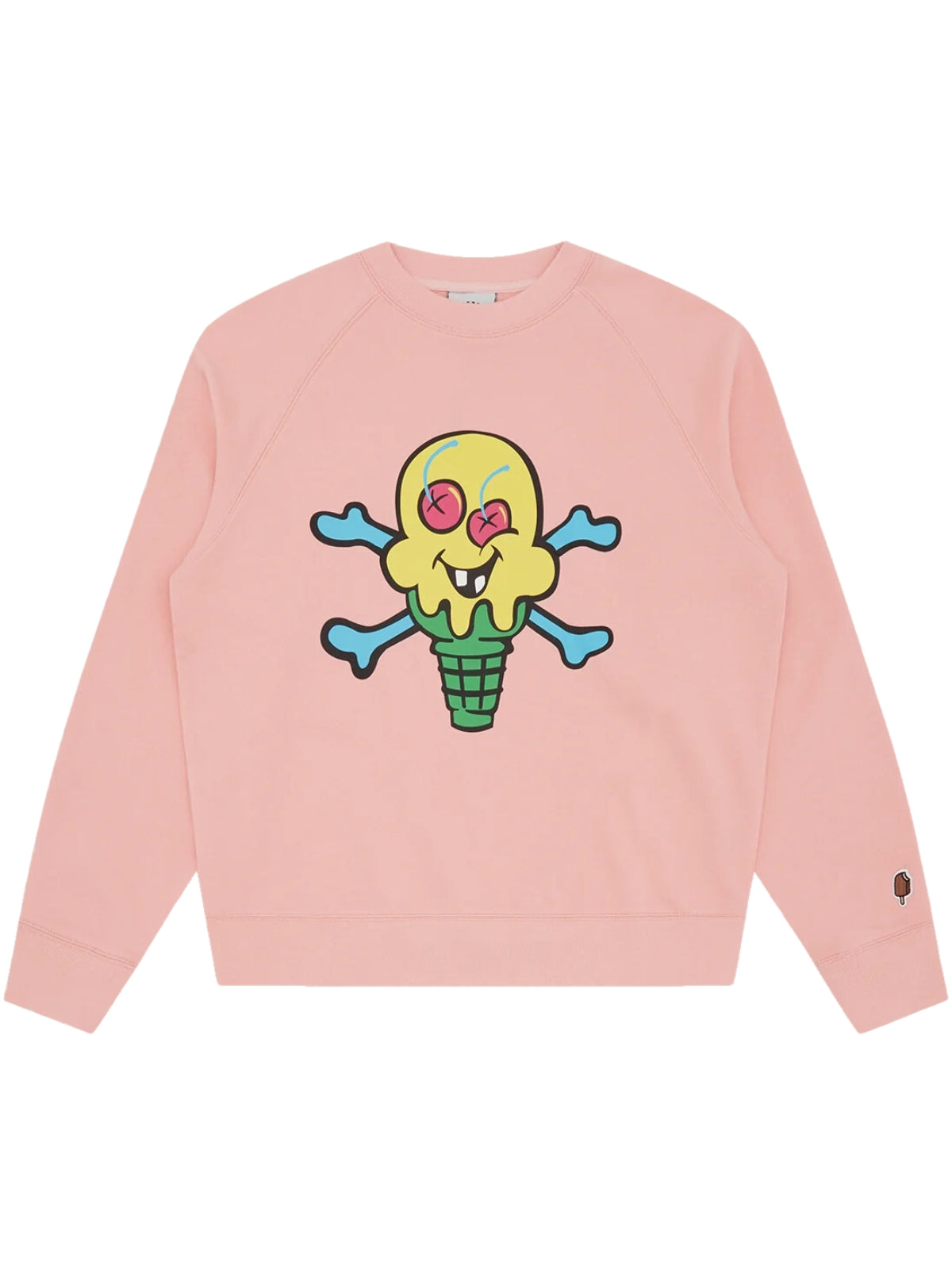 Ice-Cream Sweater Cones & Bones Pink