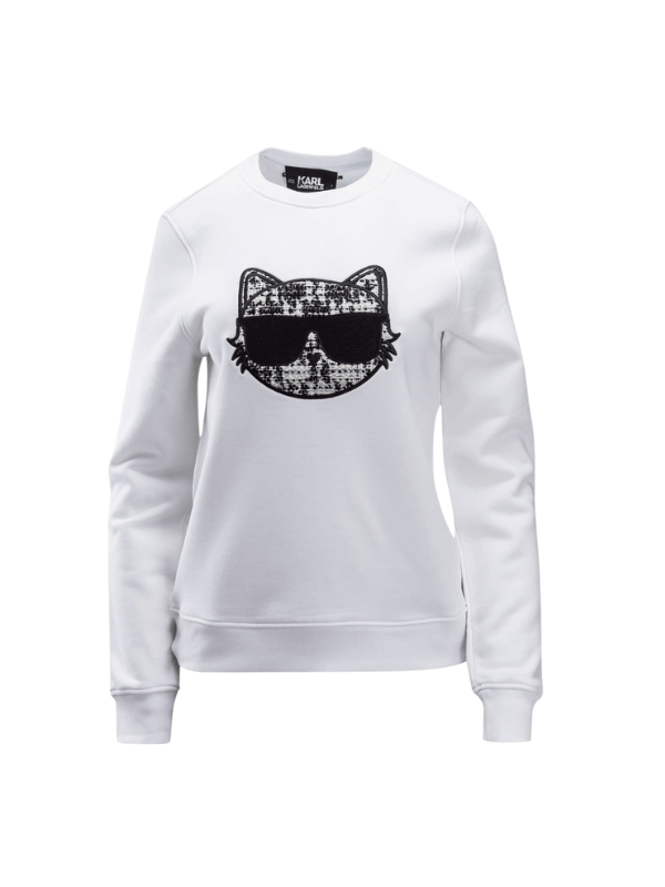 Karl Lagerfeld Sweater Choupette White