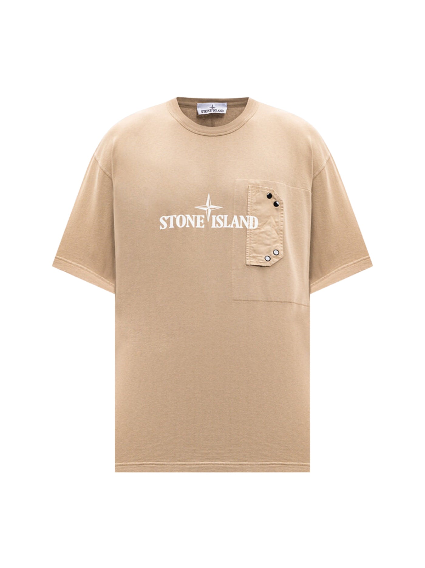 Stone Island T-Shirt Logo Cream