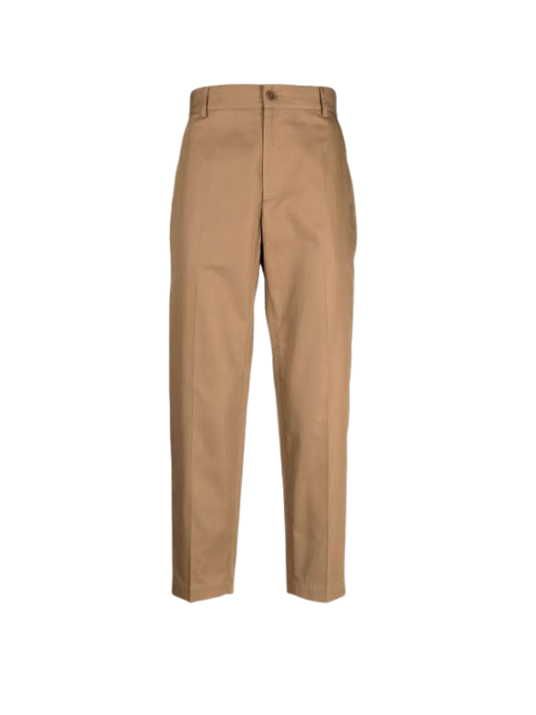 Maison Kitsune Pants Chino Carrot Beige