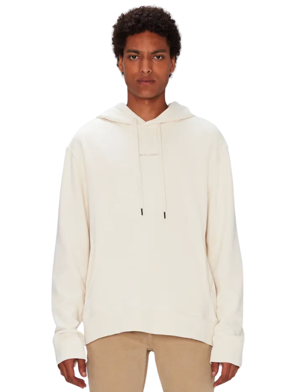 Seven For All Mankind Hoodie Logo Off-White