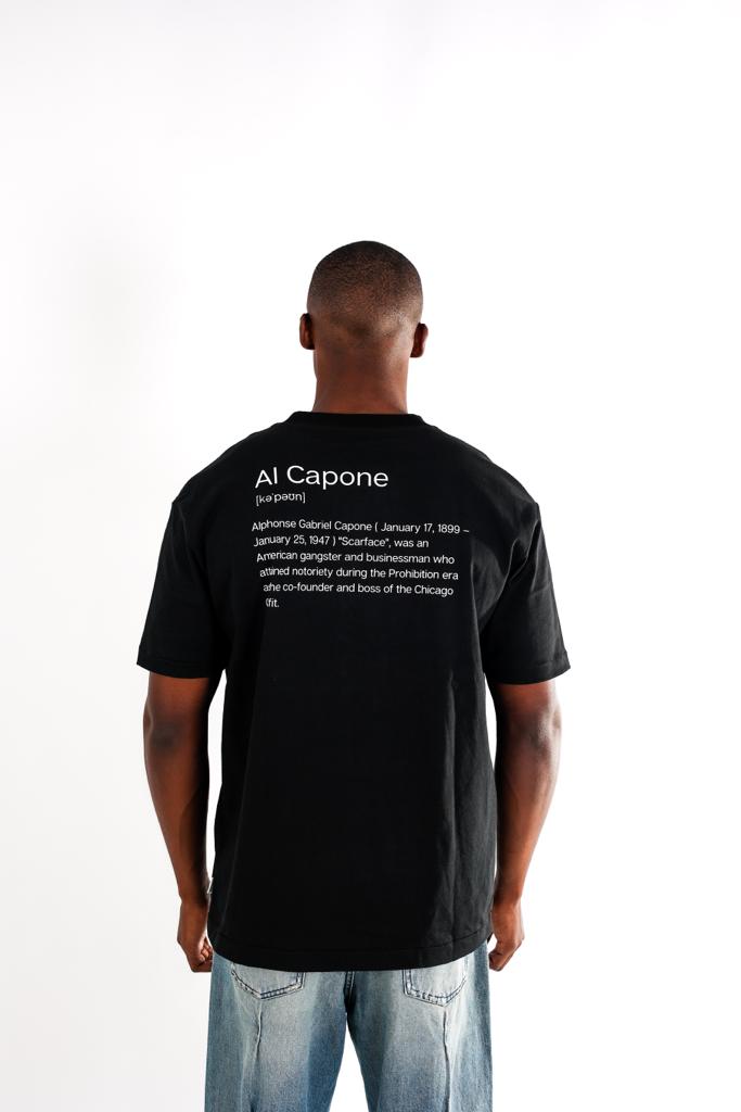 Al Capone  T-Shirt Definition Black