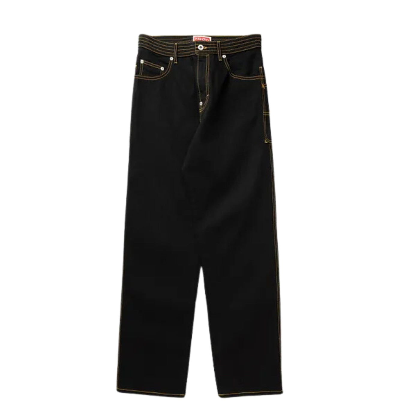 Kenzo Jeans Wide Leg Black