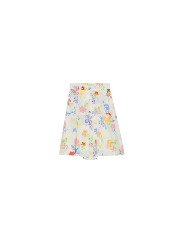 Kenzo Skirt Floral Multi-White