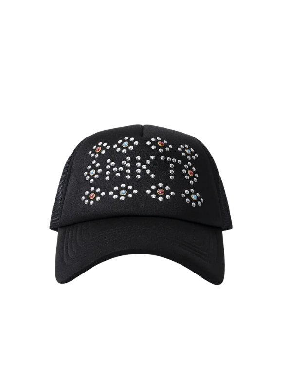 Market Cap Trucker Logo Black