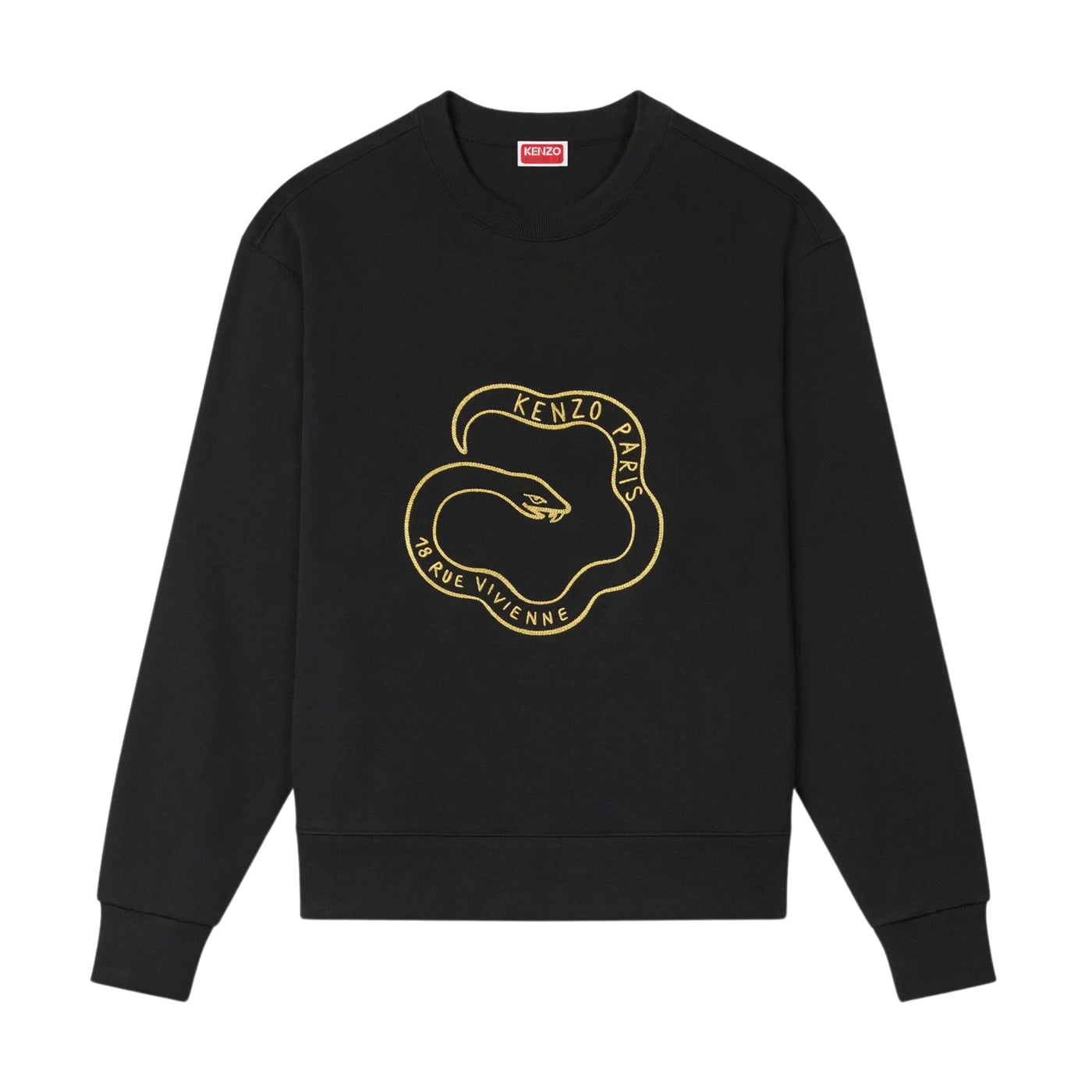 Kenzo Sweater Centre Snake Black