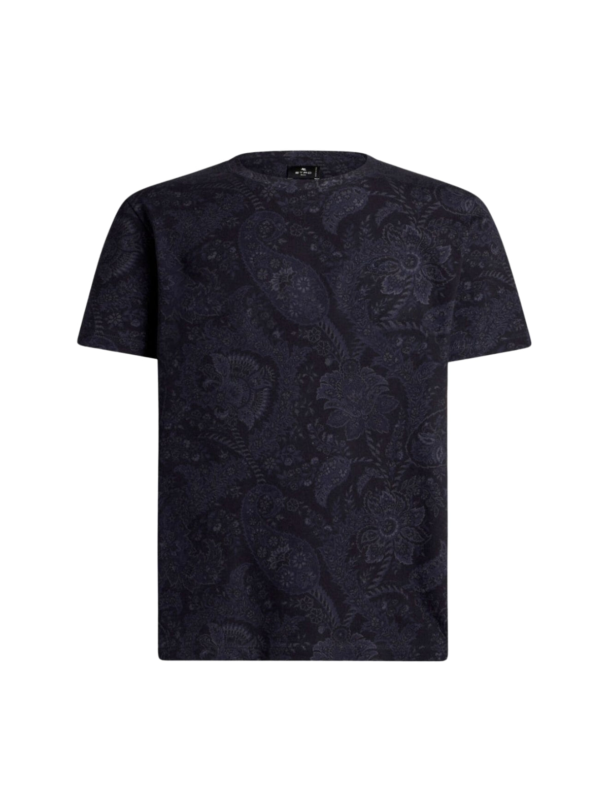Etro T-Shirt Paisley Print Black