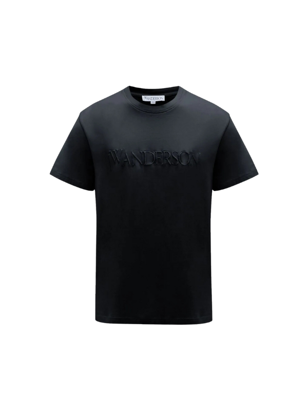 Jw Anderson T-Shirt Embroided Logo Black