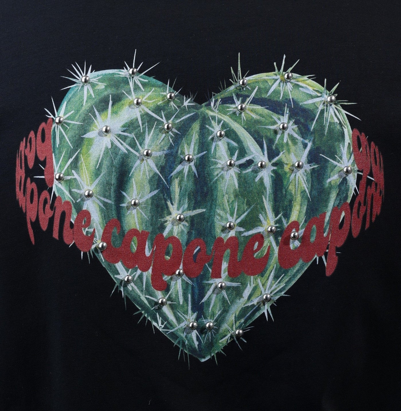 Capone T-Shirt Cactus Black