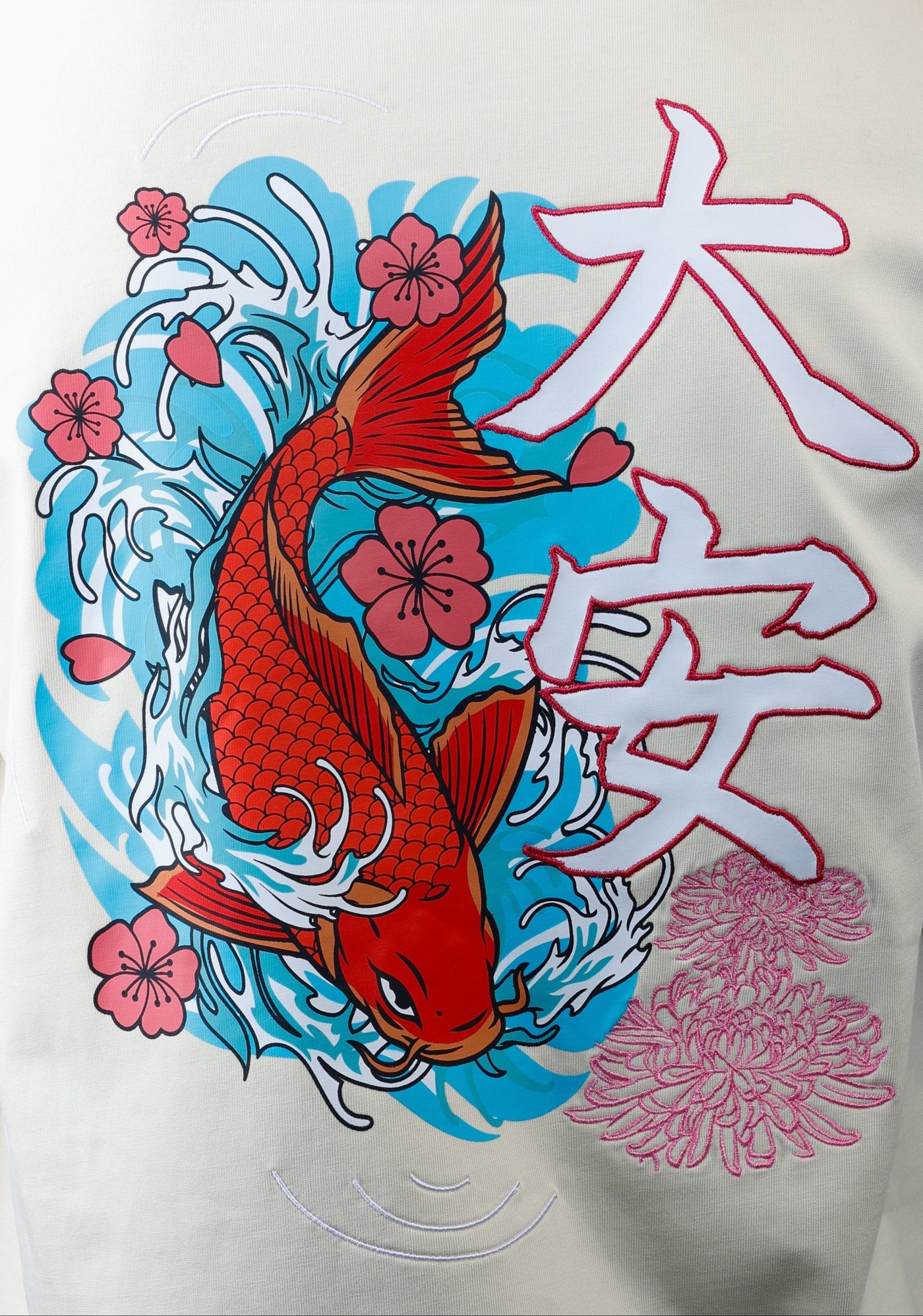 Capone T-Shirt Japan Koi Beige