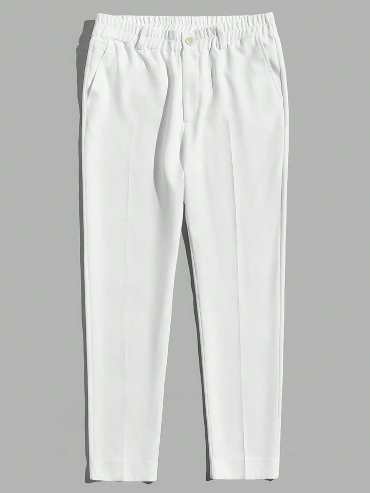 Tween Boy Casual Sports College White Trousers