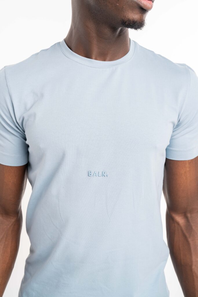 (Core) BALR Men’s Logo Slim T Shirt B1112.1280 Arona Blue