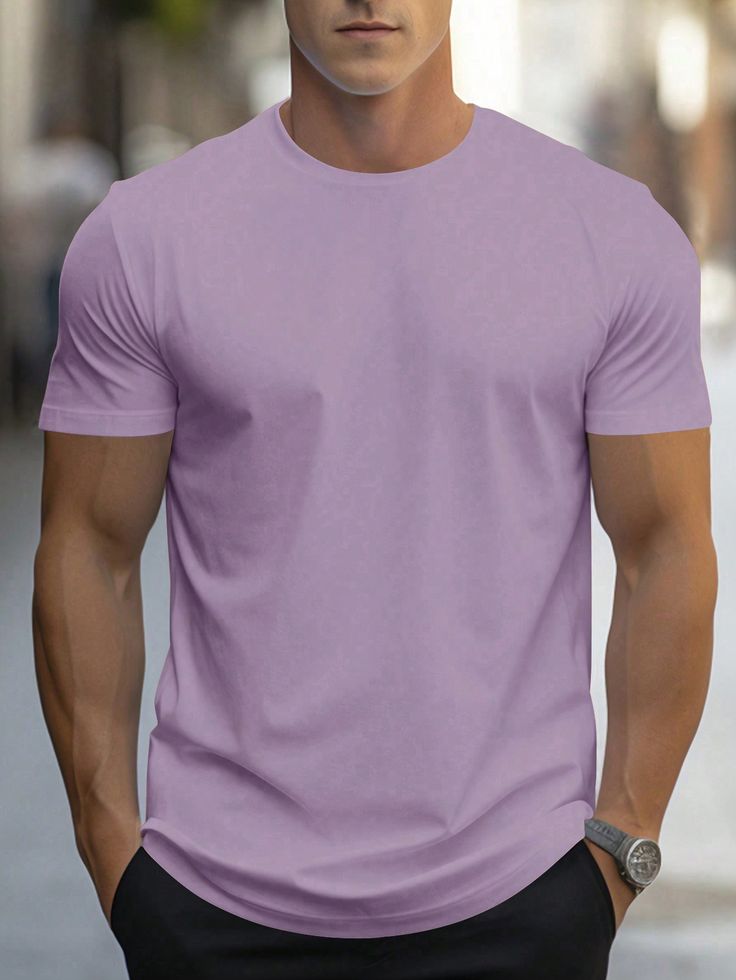 Boys Next Lilac Purple Plain T-Shirt