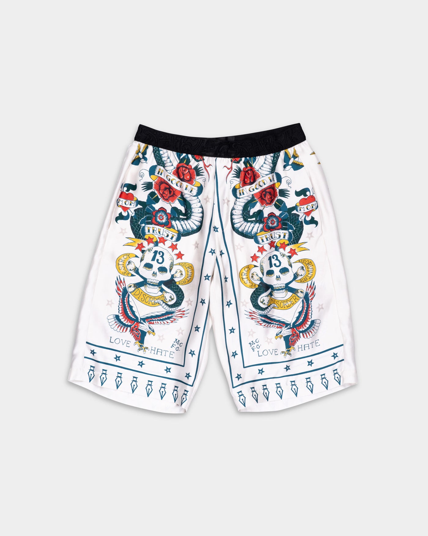 John Richmond Men’s Nahiri Bermuda RMP25134BE Fl Rose