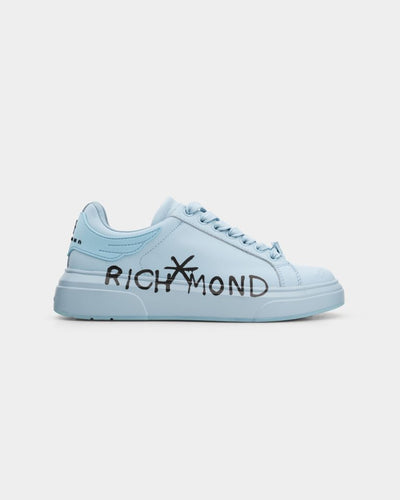 John Richmond X Ladies Sneakers | Leather Light Blue 27207 CP B