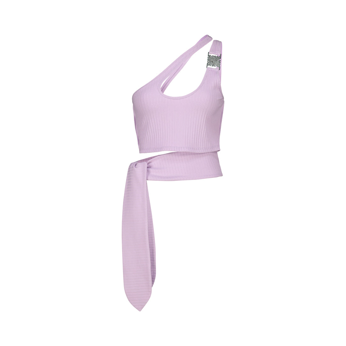CLAIRE LILAC A-SYMERTRICAL STRAPPY TOP